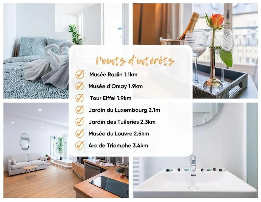 Le Pacino - Appartement 1 Chambre - Invalides Tour Eiffel -4 Personnes Paris 0*,